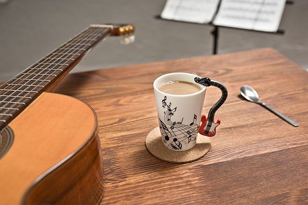 Hrnek GADGET MASTER Music Mug Guitar Red