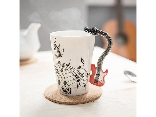 Hrnek GADGET MASTER Music Mug Guitar Red