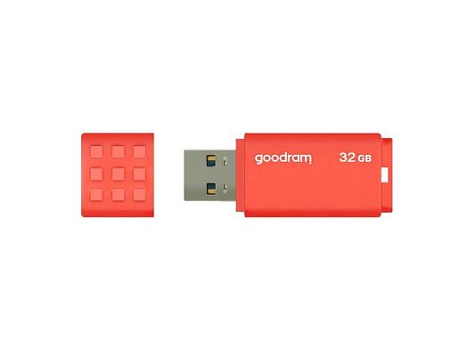Flash disk GOODRAM USB 3.0 32GB bílo-oranžový
