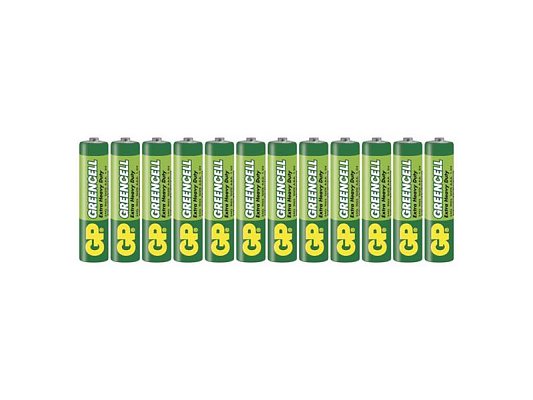 Baterie AAA (R03) Zn-Cl GP Greencell 12ks