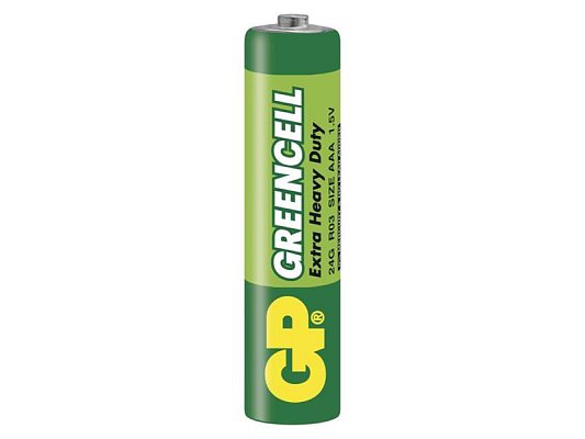 Baterie AAA (R03) Zn-Cl GP Greencell 12ks