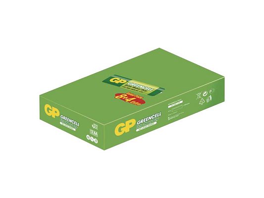 Baterie AA (R6) Zn-Cl GP Greencell 12ks