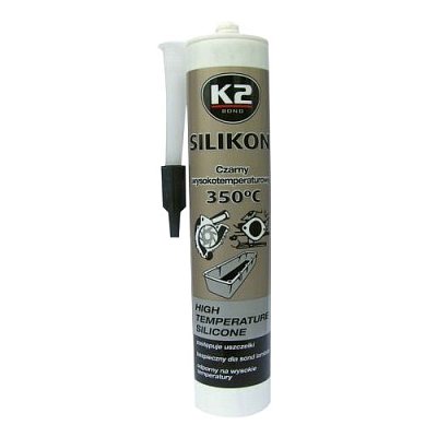 Silikon pro utěsnění části motoru při montáži K2 SILICONE BLACK 300g