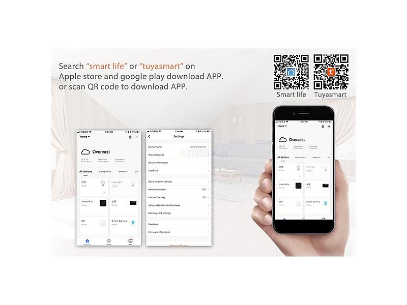 Smart centrální jednotka MOES Gateway LAN ZigBee WiFi Tuya