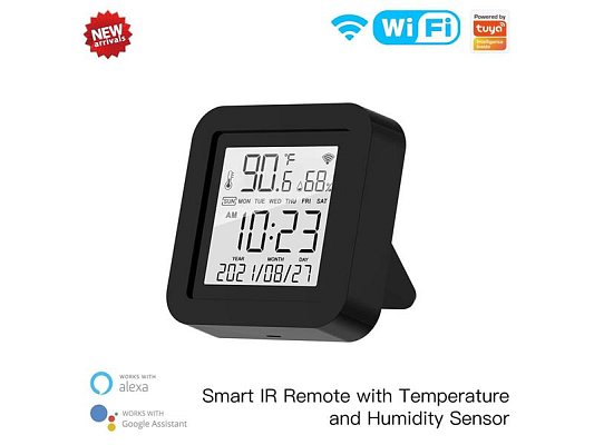 Smart teploměr s měřením vlhkosti MOES Temperature and Humidity Sensor WiFi Tuya