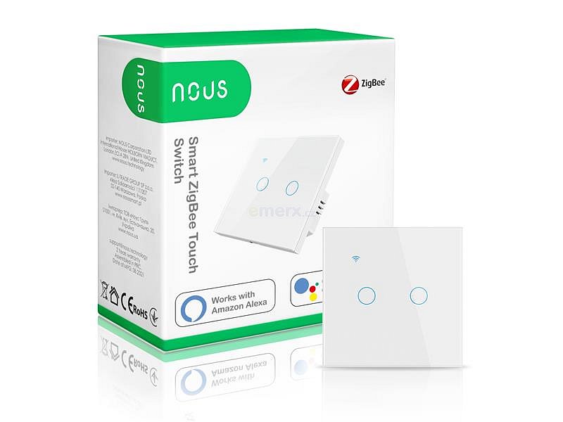 Smart vypínač osvětlení NOUS LZ2 ZigBee Tuya