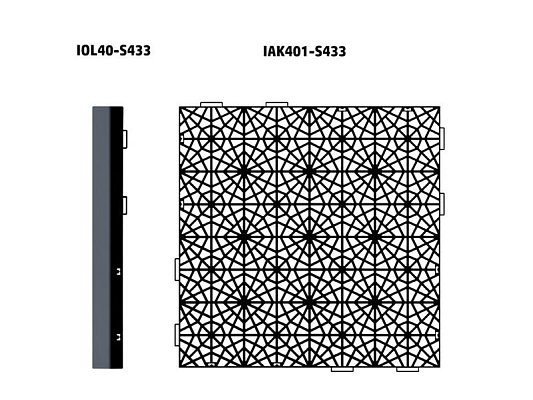 Dlaždice zahradní MOSAIC černá 39,7x39,7cm