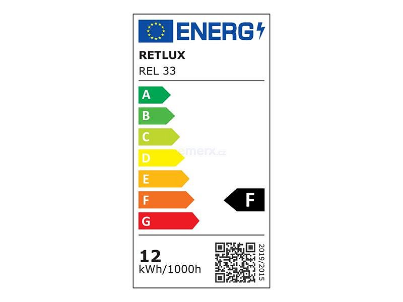 Žárovka LED E27 12W A60 bílá teplá RETLUX REL 33 4ks