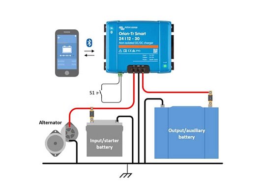 Nabíječka DC-DC Victron Energy Orion-Tr Smart 12/12-30A (360W) neizolovaná