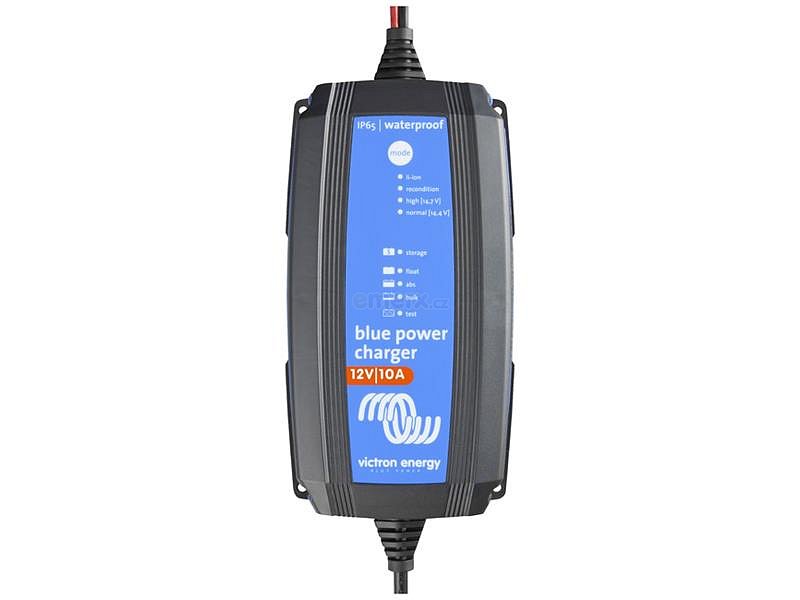 Nabíječka akumulátorů inteligentní BlueSmart 12V/10A + DC konektor, Bluetooth, IP65