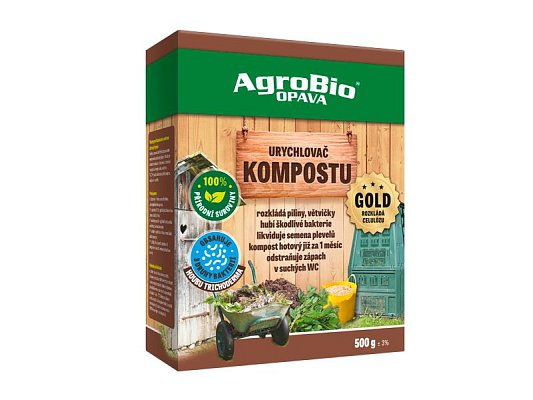 Urychlovač kompostu AGROBIO Gold 500g