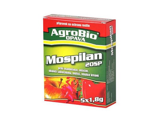 Přípravek proti mšicím a molicím AGROBIO Mospilan 20 SP 5x1,8g