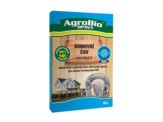 Přípravek k rozkladu organických nečistot v domovních odpadech AGROBIO Enviwaste 50g