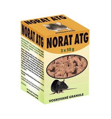 Granule proti myším a potkanům AGROBIO Norat ATG 150g