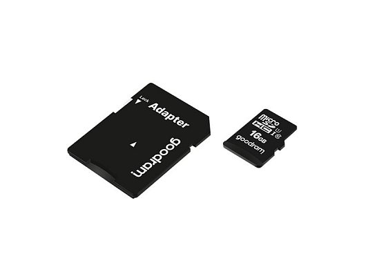 Karta paměťová GOODRAM micro SD 16 GB s adaptérem