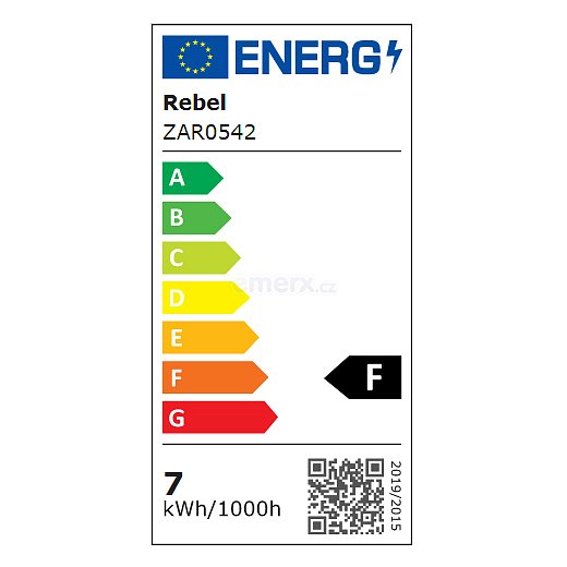 Žárovka LED E14 7W bílá přírodní REBEL ZAR0542