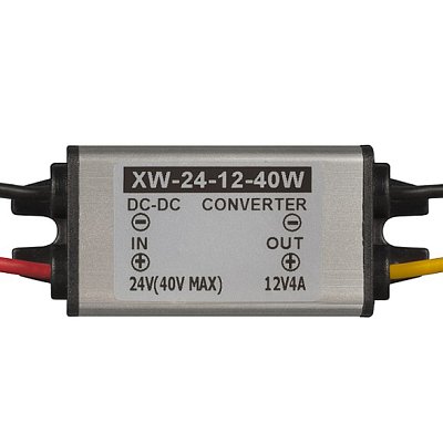 Měnič napětí DC-DC Orion 24V na 12V 5A, IP67