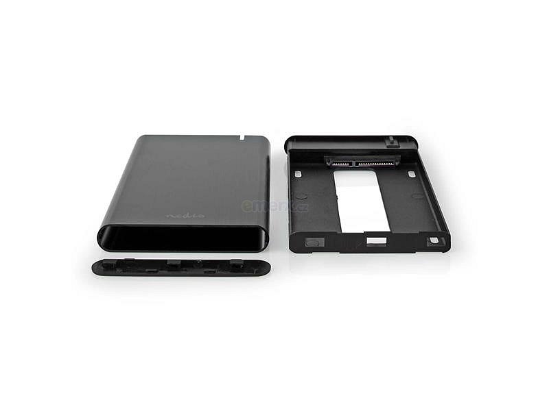 Box pro HDD NEDIS HDDE25410BK 2,5"