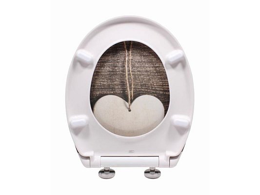 WC sedátko SCHÜTTE Wood Heart Soft Close