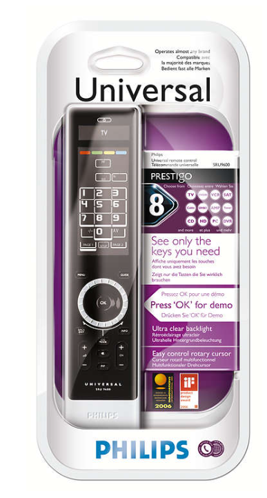 Prestigo SRU9600 Universal remote control