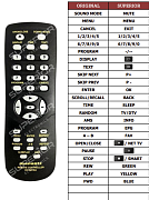 Marantz SA-7001 náhradní dálkový ovladač jiného vzhledu