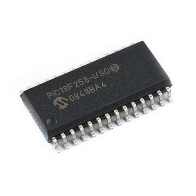 Mikrokontrolér PIC, paměť: 32kB, SRAM: 1536B, EEPROM: 256B, SMD