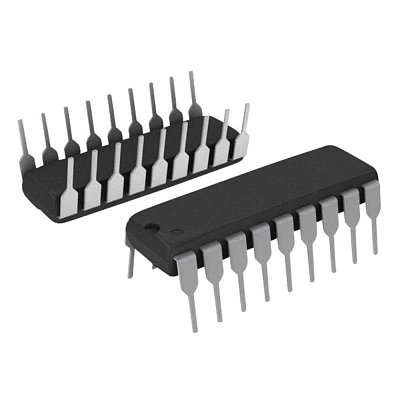 Mikrokontrolér PIC, paměť: 2kB, SRAM: 224B, EEPROM: 128B, THT