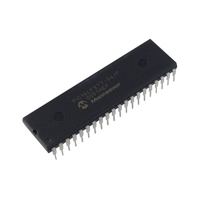 Mikrokontrolér PIC, paměť: 14kB, SRAM: 368B, EEPROM: 256B, THT