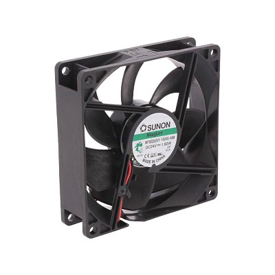 24V/75mA; 1,8W; 92x92x25mm; 3000 RPM; 34dB; VAPO MagLev