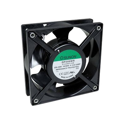 230V/130mA; 22W; 120x120x38mm; 2500 RPM; 41dB; kluzné