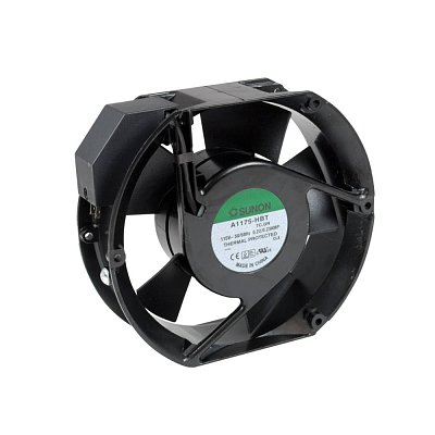 115V/620mA; 25W; 151x171x51mm; 2800 RPM; 51dB; kuličkové