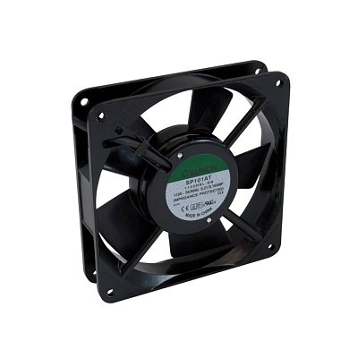 115V/180mA; 18W; 120x120x25mm; 2300 RPM; 46dB; kuličkové