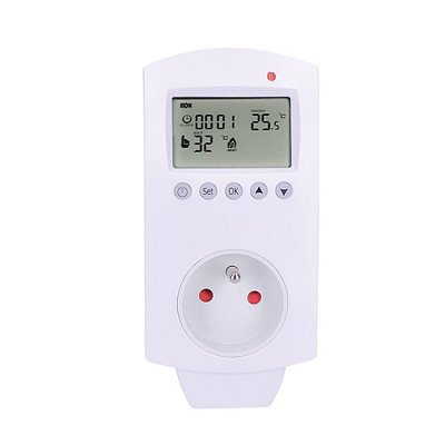 Termostaticky spínaná zásuvka rozsah 5 až 35°C