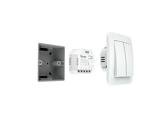 Inteligentní spínač s měřením spotřeby, AWS, eWeLink, 90-250VAC, 10A, 2200W, bílý 