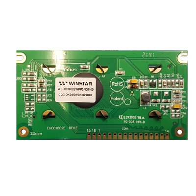 OLED alfanumerický displej 2x16 znaků, bílý