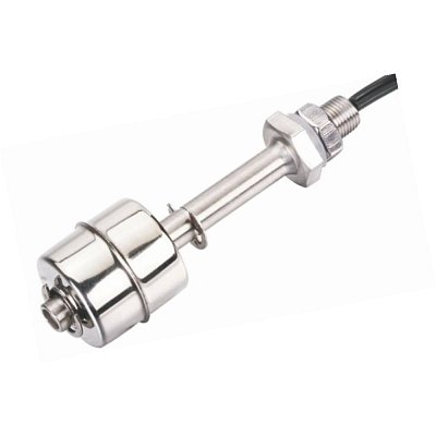 Hladinový spínač 50W/0,5A, délka čidla 76mm, průměr plováku 28mm, nerez