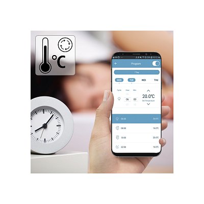 SMART set pro regulaci vytápění, centrála + 2x hlavice