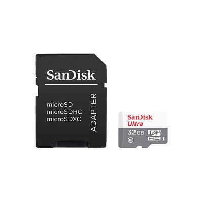 SanDisk Ultra microSDHC 32GB 100 MB/s Class 10 UHS-I, s adaptérem