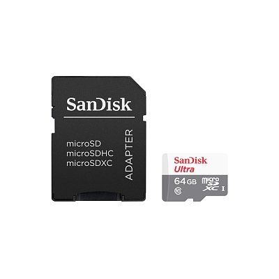 SanDisk Ultra microSDHC 64GB 100 MB/s Class 10 UHS-I, s adaptérem