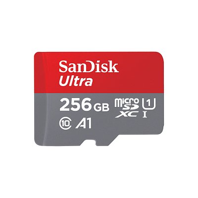 SanDisk Ultra microSDXC 256GB 100MB/s Class 10 UHS-I, s adaptérem