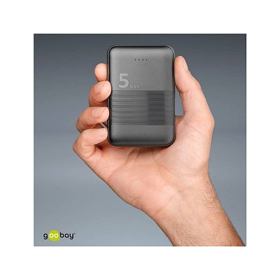 Powerbanka 5000mAh, LED displej