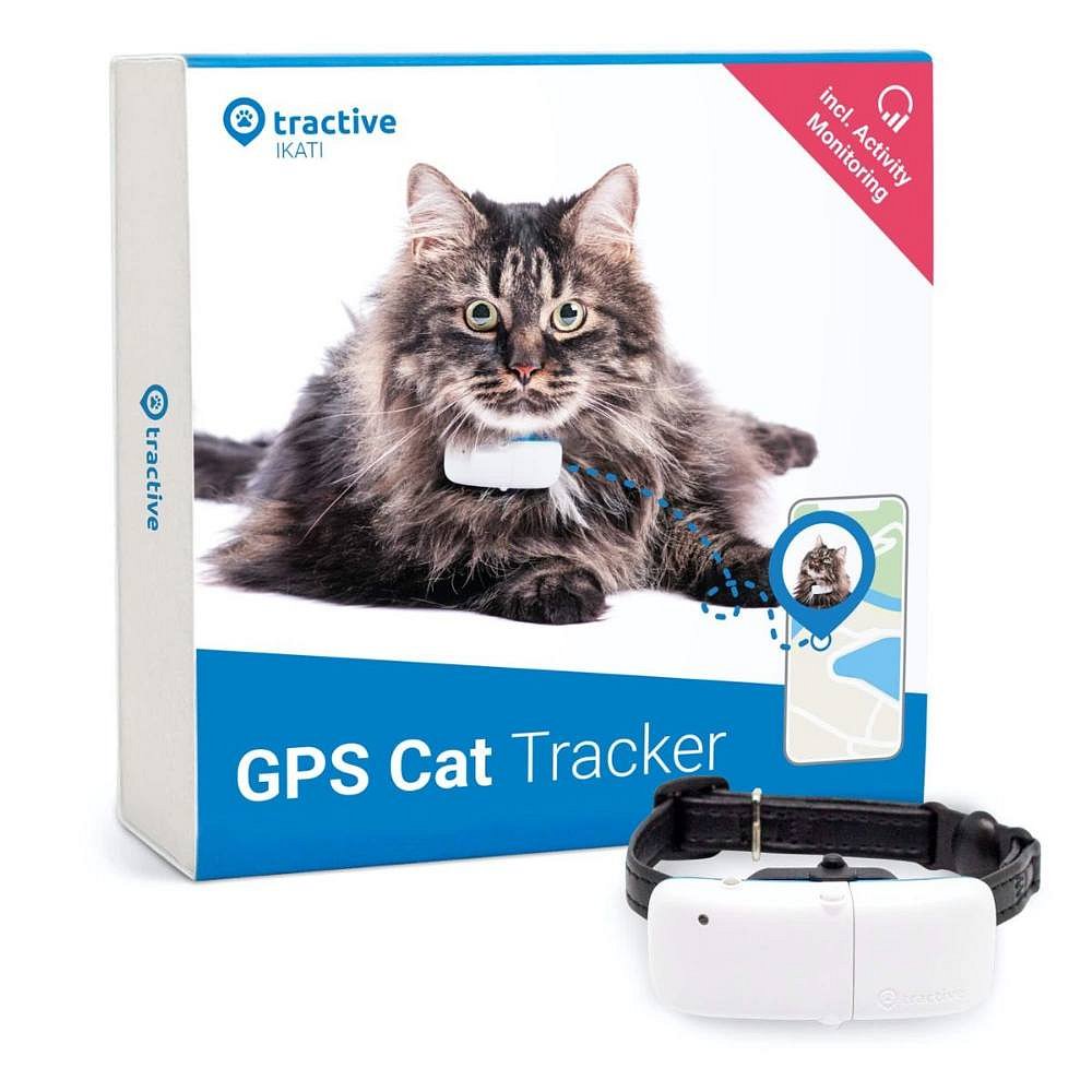 GPS lokátor pro kočky s pružnou gumovou sponou