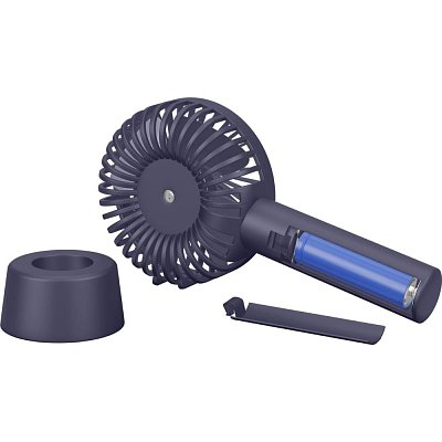 Ruční ventilátor s USB nabíjením a stojánkem na stůl, průměr vrtule 10cm
