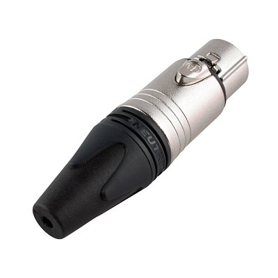 Mikrofonní XLR konektor na kabel, zásuvka 3 kontaktů