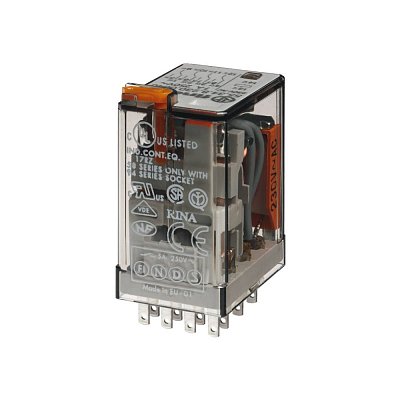 Elektromagnetické relé s AC cívkou 230V/7A