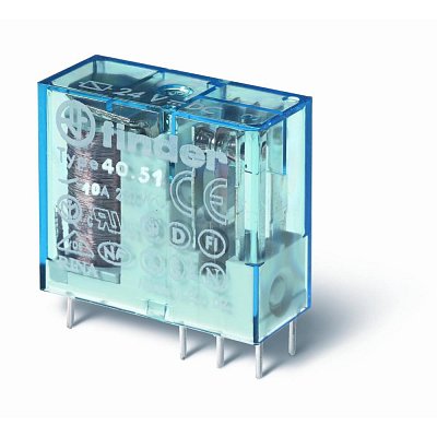 Elektromagnetické relé s DC cívkou 12V/10A