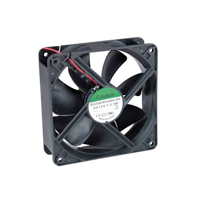 12V/241mA; 2,9W; 120x120x38mm; 2100 RPM; 37dB; kuličkové