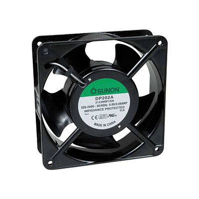 230V/90mA; 16W; 120x120x38mm; 2400 RPM; 34dB; kuličkové