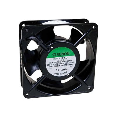 115/230V/240mA; 19W; 120x120x38mm; 3100 RPM; 49dB; kluzné