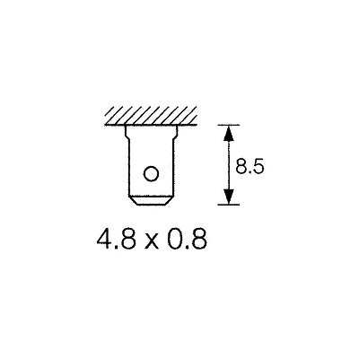 Kolébkový spínač černý I-0-II, 2 pólový, ON-OFF-ON, 10A/250V